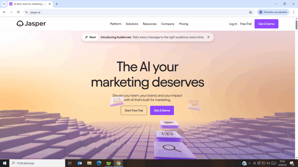 Jasper AI alat za pisanje blogova
